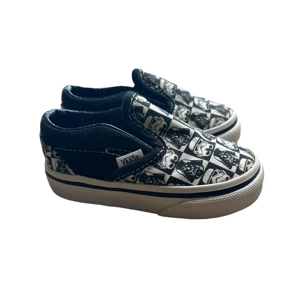 Vans Sz 4 Star Wars Slip-On Sneakers